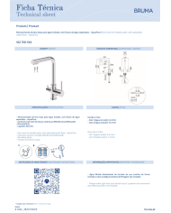 Mitigeur de cuisine monocommande AquaPura - Bruma