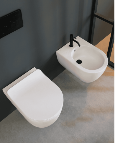 Bidet suspendu Glam 50.5cm – Scarabeo
