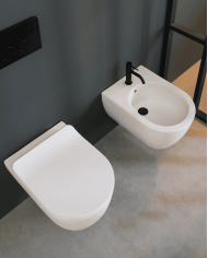 Bidet suspendu Glam 50.5cm – Scarabeo