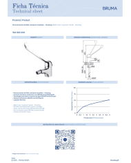 Mitigeur monocommande bidet Mustang - Bruma