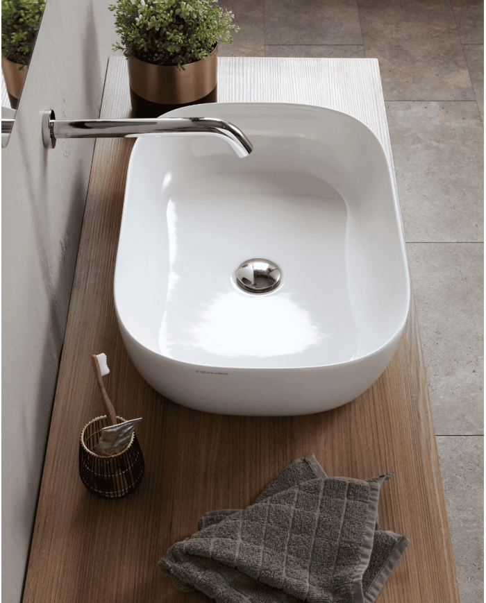 Vasque à poser Glam 56x39 – Scarabeo