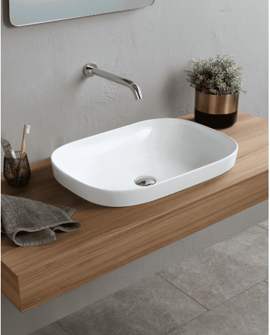 Vasque à encastrer Glam 56Ax39 – Scarabeo