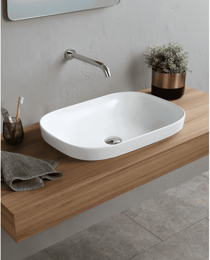 Vasque à encastrer Glam 56Ax39 – Scarabeo
