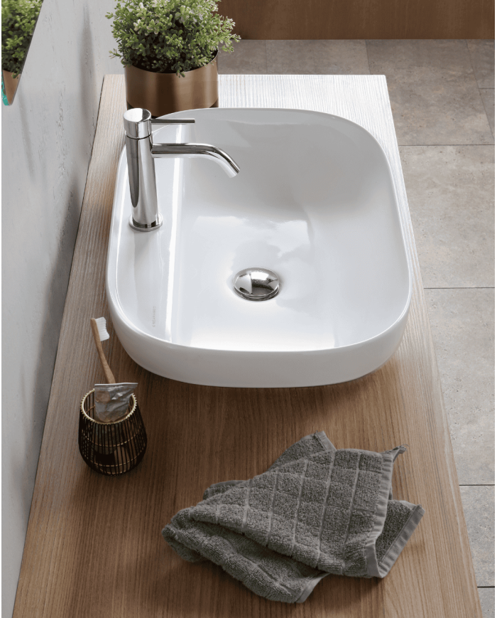 Vasque à encastrer Glam 56ARx39 – Scarabeo