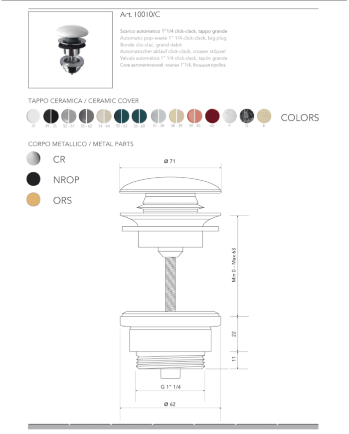 Vasque à poser / suspendu Glam 55x42 – Scarabeo