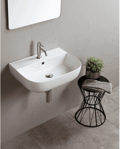 Vasque à poser / suspendu Glam 55x42 – Scarabeo