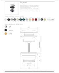 Vasque à poser / suspendu Glam 75x42 – Scarabeo