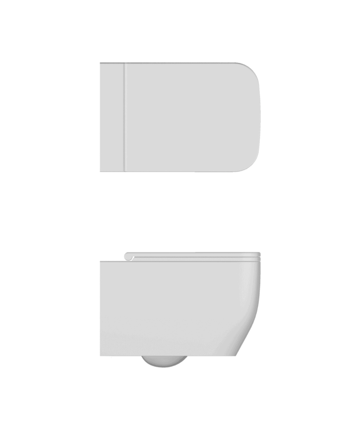 WC suspendu 52x36cm Teorema 2.0 Clean Flush – Scarabeo