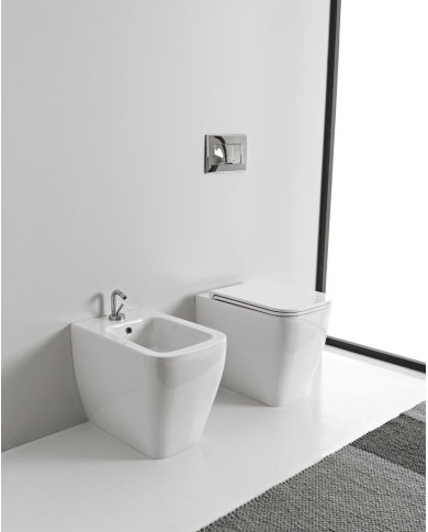Bidet au sol 55x36cm Teorema 2.0 – Scarabeo