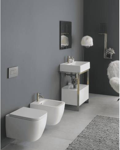 Bidet suspendu 52x36cm Teorema 2.0 – Scarabeo