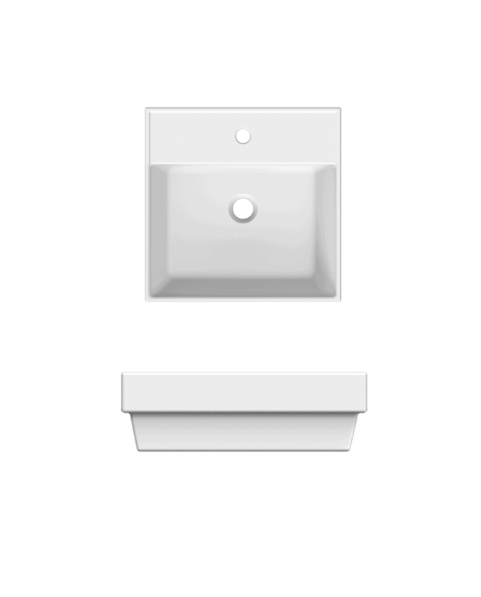 Vasque à encastrer 45x44 Teorema - Scarabeo