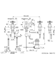 Mitigeur bidet thermostatique Eccelsa - Stella