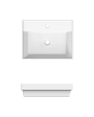 Vasque à encastrer 60x44 Teorema - Scarabeo