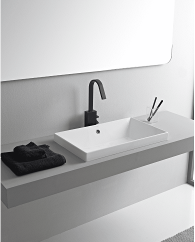 Vasque à encastrer 45x36 Teorema - Scarabeo