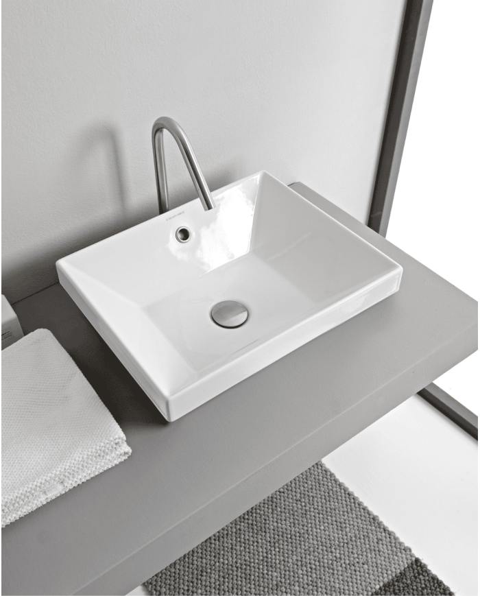 Vasque à encastrer 45x36 Teorema - Scarabeo