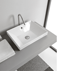 Vasque à encastrer 45x36 Teorema - Scarabeo