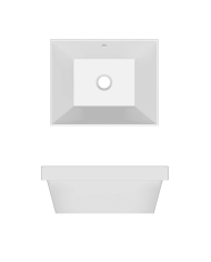 Vasque à encastrer 45x36 Teorema - Scarabeo