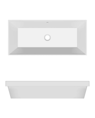 Vasque à encastrer 80x36 Teorema - Scarabeo