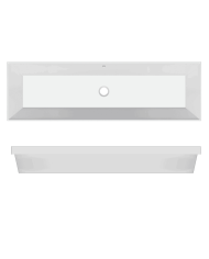 Vasque à encastrer 120x36 Teorema - Scarabeo