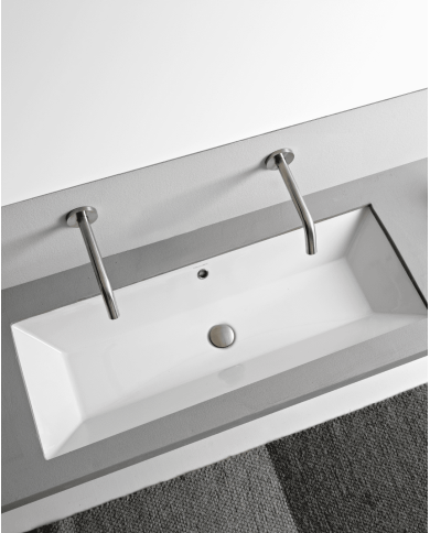 Vasque à encastrer 100x36S Teorema - Scarabeo