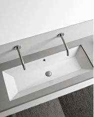 Vasque à encastrer 100x36S Teorema - Scarabeo