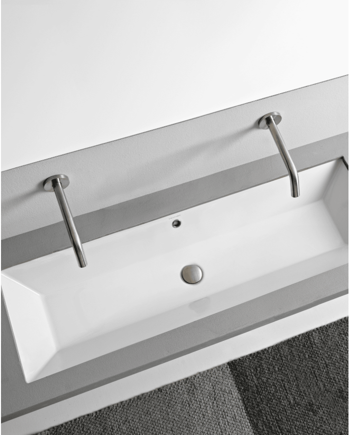 Vasque à encastrer 120x36S Teorema - Scarabeo