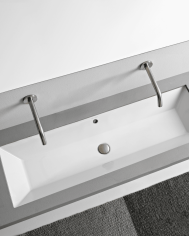 Vasque à encastrer 120x36S Teorema - Scarabeo
