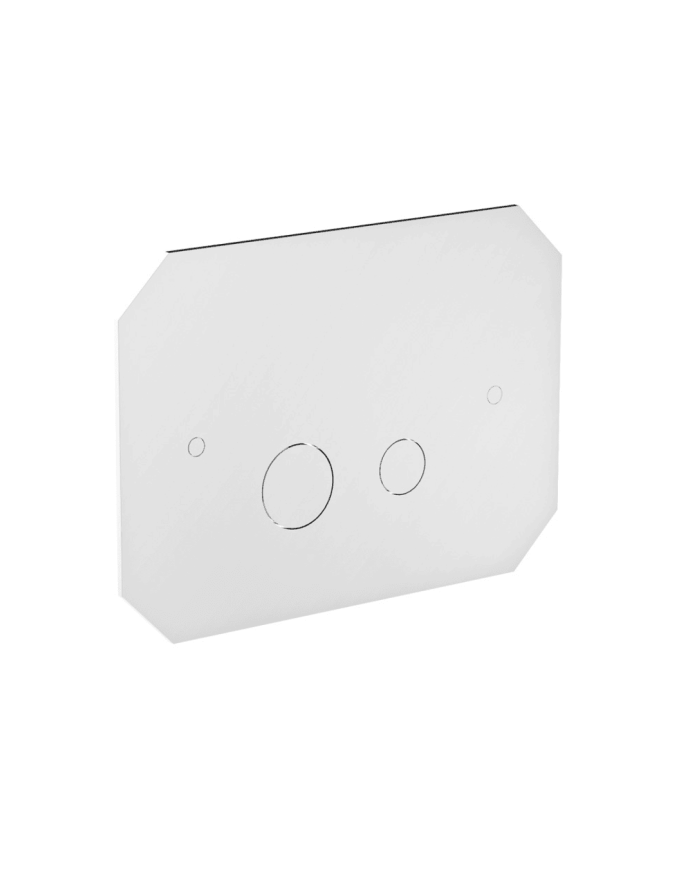 Plaque WC en laiton 2 Eccelsa - Stella