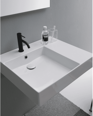 Vasque à poser / suspendu 60 Shelf DX Teorema Plus - Scarabeo
