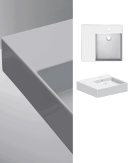 Vasque à poser / suspendu 60 Shelf SX Teorema Plus - Scarabeo