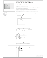 Vasque à poser / suspendu 80 shelf DX Teorema Plus - Scarabeo