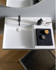 Vasque à poser / suspendu 80 shelf DX Teorema Plus - Scarabeo