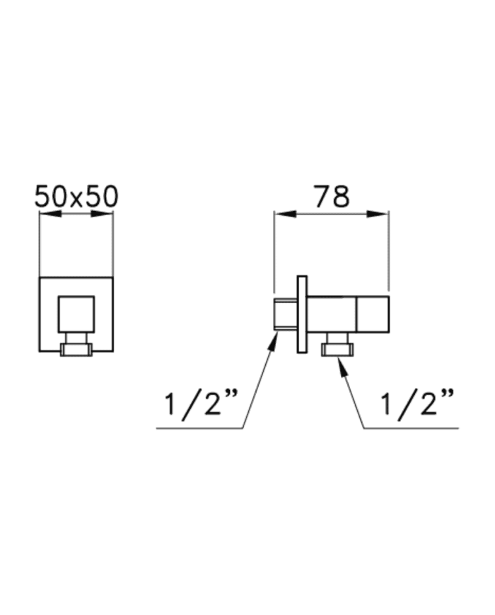 Robinet simple mural Eccelsa - Stella