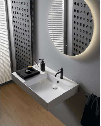 Vasque à poser / suspendu 80 shelf SX Teorema Plus - Scarabeo
