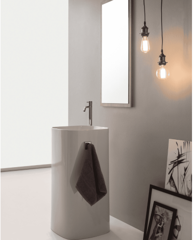 Lavabo au sol 42x42cm Moon - Scarabeo