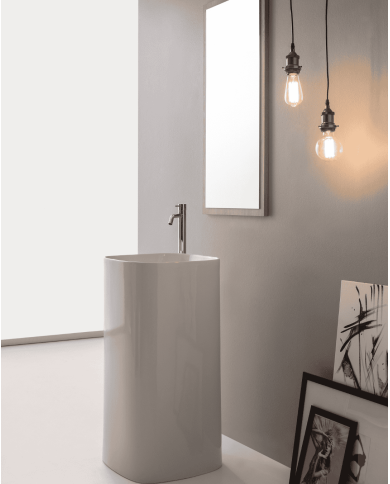 Lavabo au sol 42x42cm Moon - Scarabeo