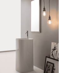 Lavabo au sol 42x42cm Moon - Scarabeo