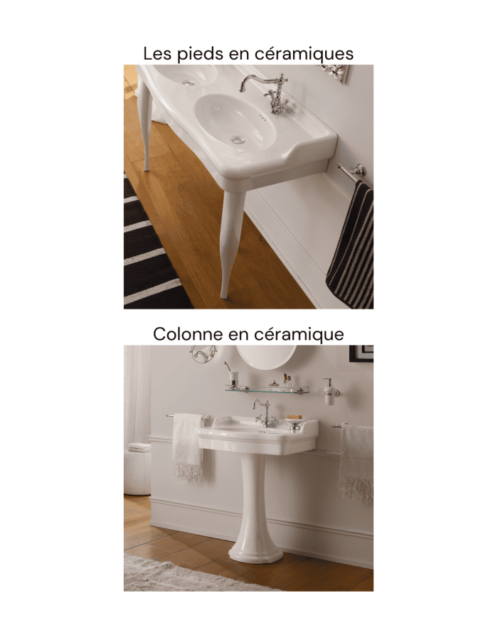 lavabo suspendu scarabeo 90 | Scarabeo rétro céramique
