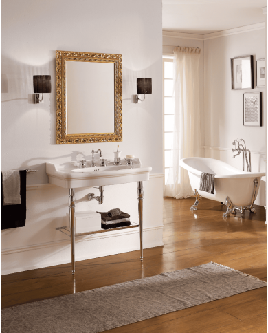 lavabo suspendu scarabeo 90 | Scarabeo rétro céramique