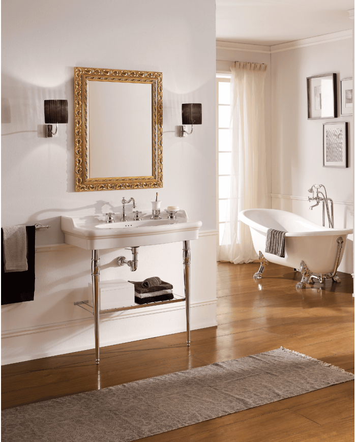 lavabo suspendu scarabeo 90 | Scarabeo rétro céramique