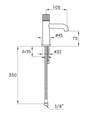 Mitigeur lavabo monocommande Sirius - Stella