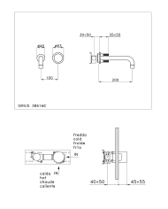Mitigeur lavabo monocommande réhaussé Sirius - Stella