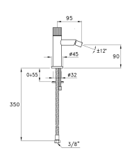 Mitigeur monocommande bidet Sirius - Stella