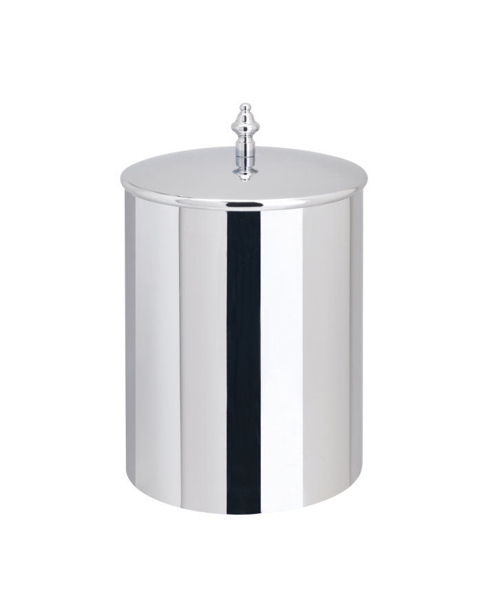 poubelle salle de bain scarabeo | finitions chrome or bronze