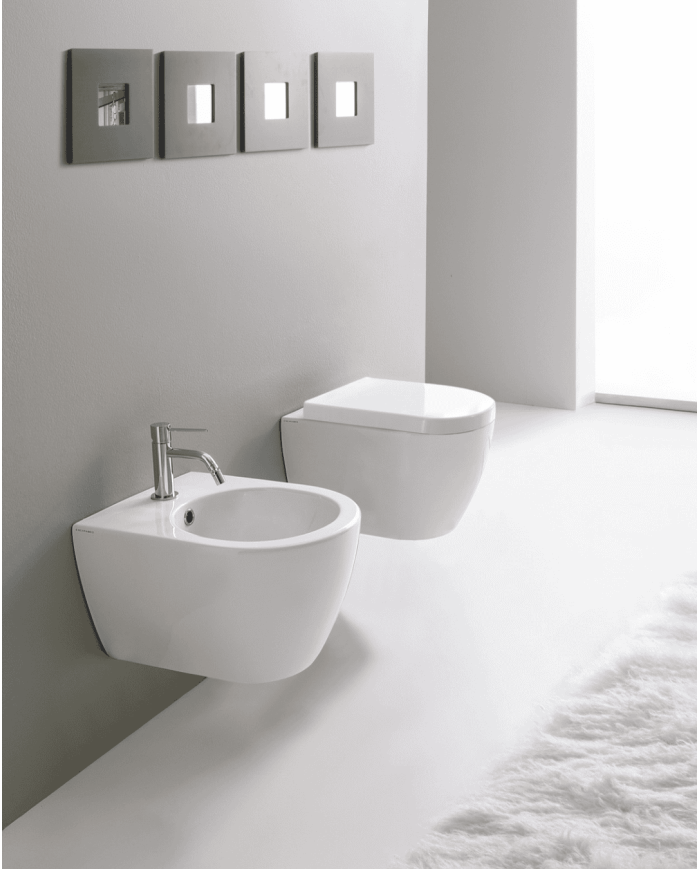 WC suspendu Moon Clean Flush 45x35 – Scarabeo