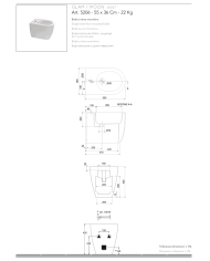 Bidet au sol Moon Clean Flush 50.5x36 – Scarabeo