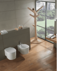 Bidet suspendu 53.5x36cm Bucket Clean Flush – Scarabeo