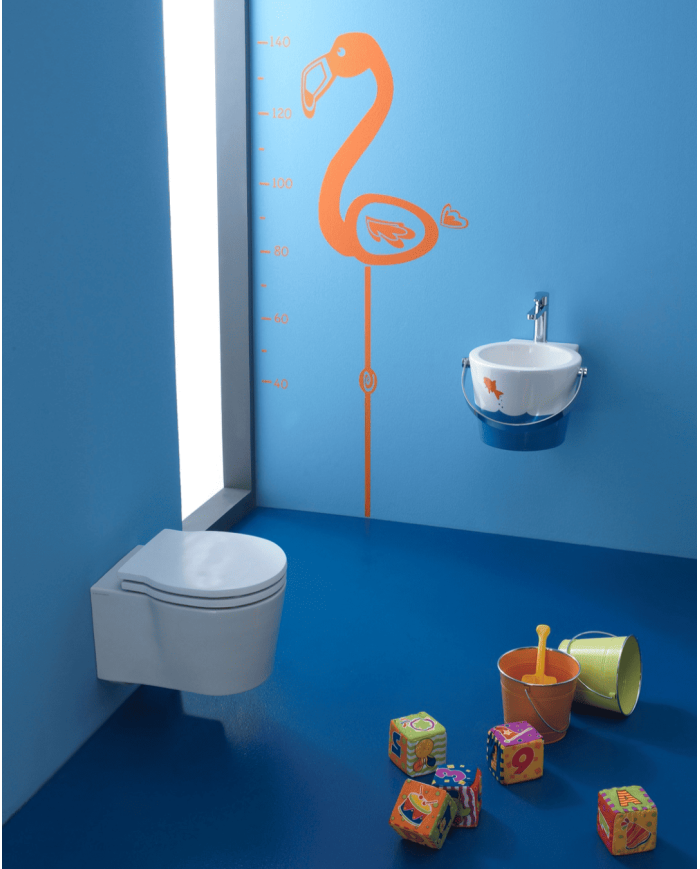WC suspendu kids 40x29cm Bucket – Scarabeo