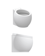 WC au sol Planet clean flush 50x45 – Scarabeo
