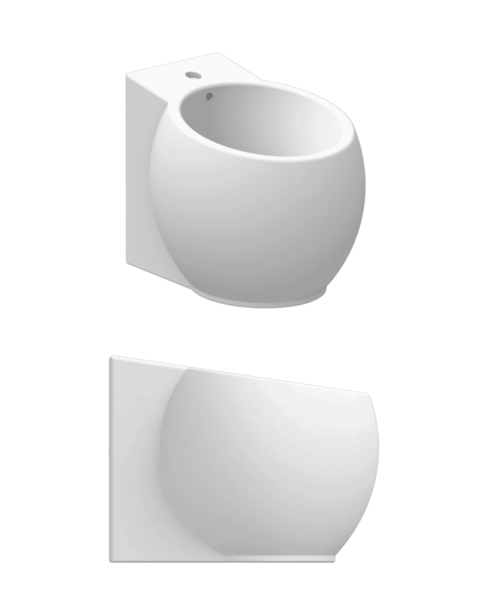 Bidet au sol Planet 50x45 – Scarabeo